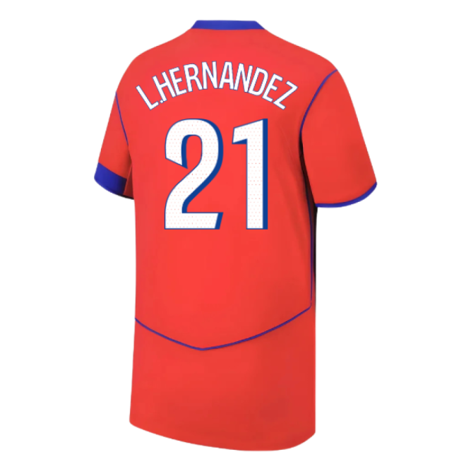 2025-2026 PSG Third Shirt (Kids) (L.Hernandez 21)-Vantage Point Soccer
